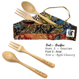 Customised Wooden Cutlery Set