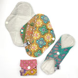 Reusable Menstrual Pad / Liner (White inner)