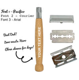 Beechwood Safety Razor (Customised)