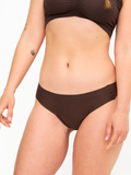 ActiveMatters Period Activewear Brief (Black/Brown)