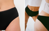 Tencel™ High Waist Period Underwear in Black (Moderate/Heavy Flow)