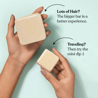 Double Dip Color Safe Shampoo & Conditioner Bar Set - Coconut & Almond