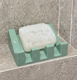 Silicone Soap Dish (Standing, Self draining)