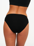 Tencel™ Brief in Black (Moderate/Heavy Flow)