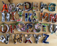 Zero-waste Fabric Moveable Alphabet