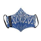 Batik Face Mask (Sky Blue Geometric) (Regular size)