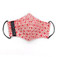 Batik Face Mask (Dark Pink Mini Kawung) (Regular size)