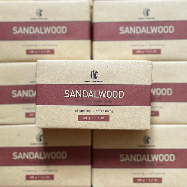 Face & body soap (100g) - Sandalwood