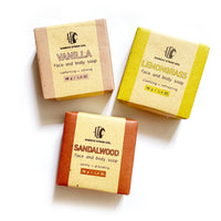 Mini face & body soap sampler (40g) - Lemongrass
